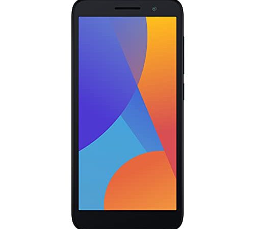 Alcatel 1 2021 - Smartphone 4G Dual Sim, Display 5", 8 GB, 1GB RAM, Camera, Android 11, Batteria 2000 mAh, Nero (Volcano Black) [Italia]