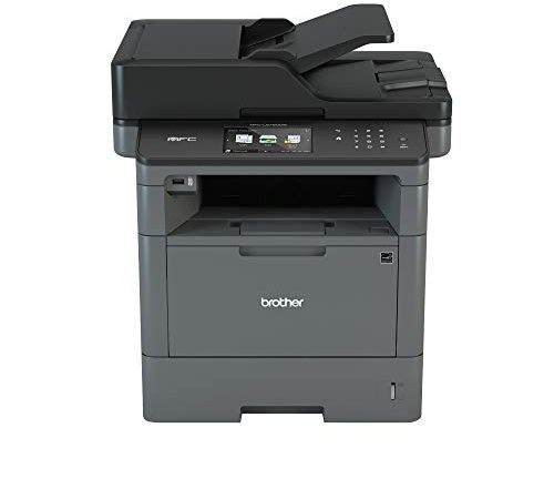 Brother MFCL5750DW Stampante Multifunzione Laser con Fax, Bianco e Nero, 40 ppm, Rete Cablata, Wi-Fi, Stampa, Copia e Scansione Fronte/Retro Automatica, Display Touchscreen a Colori da 12.3 cm