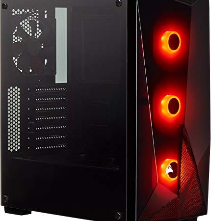 Corsair Carbide Series SPEC-DELTA Case da Gaming Mid-Tower RGB, Vetro Temprato, Nero