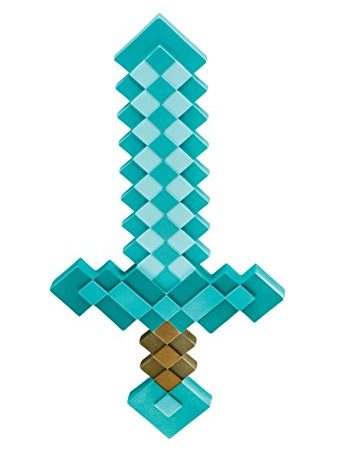 DISGUISE Minecraft - Spada di Diamanti, Riproduzione, in plastica