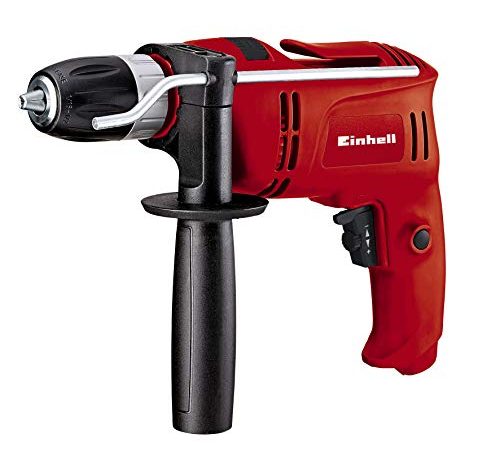 Einhell TC-ID 650 E Trapano a percussione (230-240 V, 650 W, giri al min. 0-2600, percussioni al min. 0-41600, mandrino 13 mm, incl. Seconda maniglia)