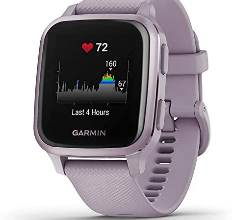 Garmin Venu Sq, Smartwatch GPS Sport con Monitoraggio della Salute e Garmin Pay, Viola (Lavanda/Viola)