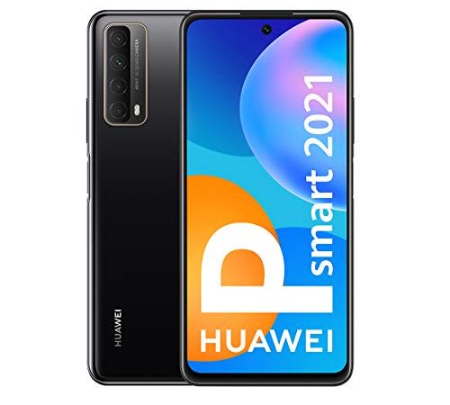 Huawei P smart 2021 - Smartphone 128GB, 4GB RAM, Dual Sim, Midnight Black