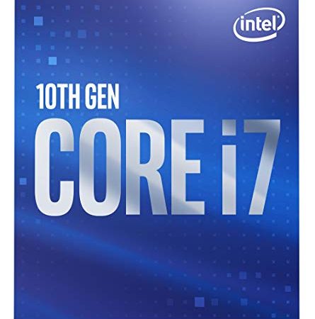 Intel Core i7-10700 (base 2.90 GHz, attacco LGA1200, 65 Watt) Box