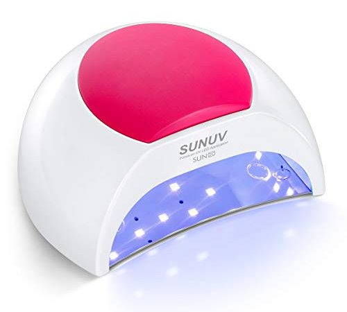 Lampada Unghie LED UV SUNUV Professionale per Manicure/Pedicure, Sensore Di Avvio Automatico, 4 Timer 10/30/60/90S