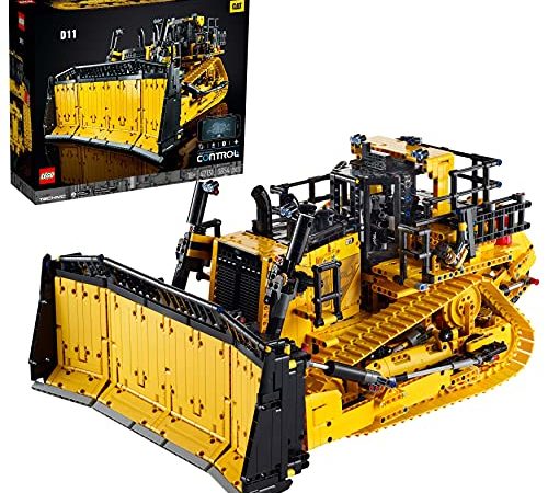 LEGO Technic Bulldozer Cat® D11 Controllato Da App, Set per Adulti, Telecomandata, Veicoli da Cantiere, 42131