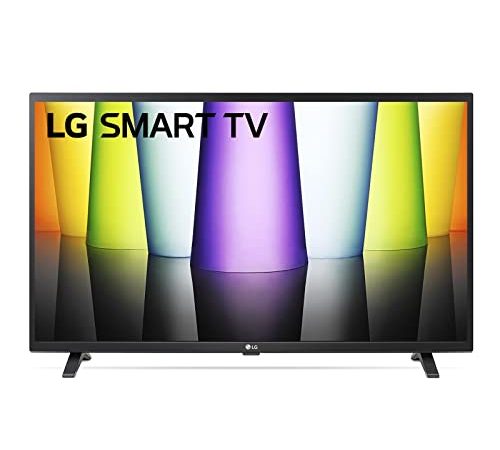 LG 32LQ63006LA Smart TV 32" Full HD, TV LED 2022 con Processore α5 Gen 5 con AI, webOS 22, HDR, Wi-Fi, Bluetooth, Game Optimizer, Google Stadia e GeForce NOW, Compatibile con Google Home e Alexa