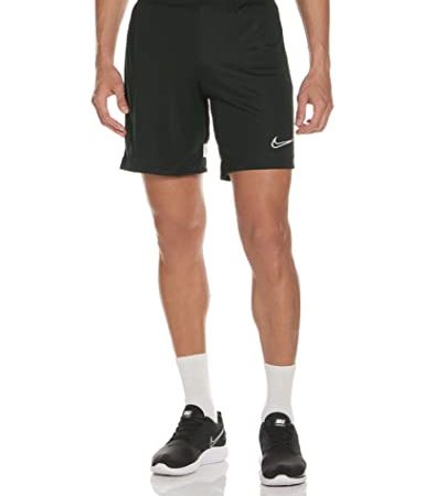 Nike Dri-Fit Academy, Pantaloncini da Calcio Uomo, Nero/Bianco/Bianco/Bianco, L