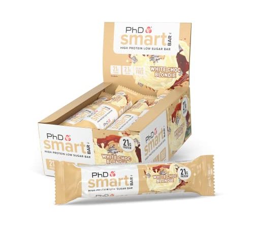 Phd Barrette Diet Smart Bar Cioccolato Bianco (12 X 64G, 31% Proteiche - 820 Gr)