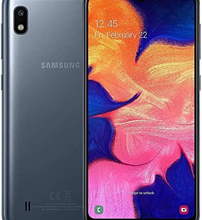 Samsung Galaxy A10 Smartphone, Display 6.2" HD+, 32 GB Espandibili, RAM 2 GB, Batteria 3400 mAh, 4G, Dual SIM, Android 9 Pie, [Versione Italiana], Black