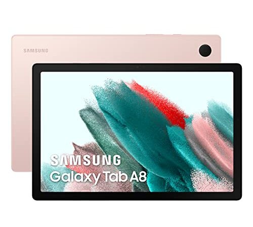 Samsung Galaxy Tab A8 LTE - Tablet da 10,5", 128 GB, Android, colore rosa (versione spagnola)