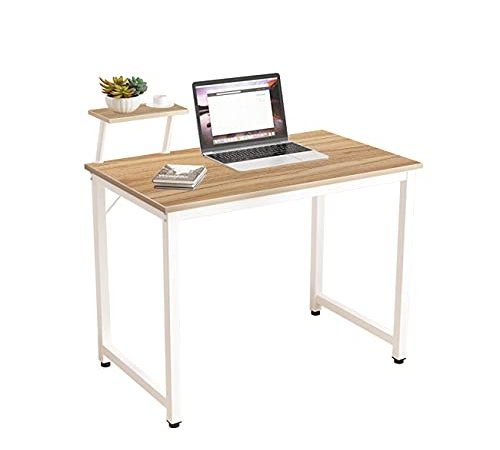 SogesHome Scrivania per Computer con ripiano Mobile,100 x 50 x 75 cm, Postazione di Lavoro, Tavolo da Gioco,Scrivania per Ufficio Studio, Facile da Montare, Stile Industriale,WK-JK100-OK-SH-01