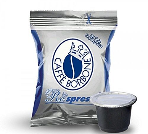 CAFFÈ BORBONE Capsule Respresso Miscela Blu, Compatibile Con Nespresso - 1000 G, Caffé, 200 Unità