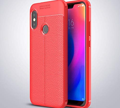 Casi Xiaomi Custodia Antiurto TPU per Xiaomi Redmi 6 PRO/Mi A2 Lite Casi Xiaomi (Colore : Red)