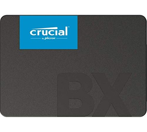 Crucial BX500 1 TB CT1000BX500SSD1 Fino A 540 MB/s, SSD Interno, 3D NAND, SATA, 2,5 Pollici, ‎Nero