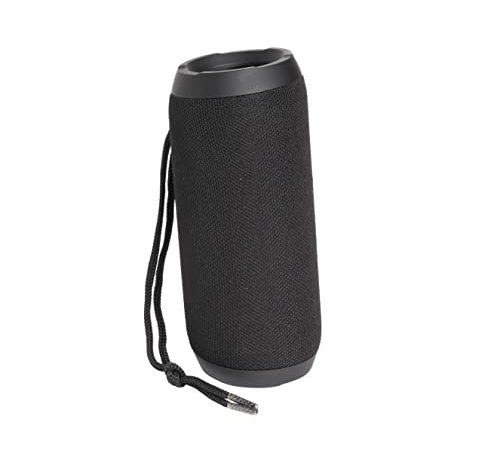 Denver BTS-110BLACK- Altoparlante portatile. Sintonizzatore radio FM. Connessione Bluetooth e USB. Ingresso AUX e slot per scheda SD. Batteria ricaricabile da 1200 mAh. Volume: 10 W. Nero