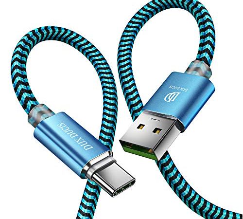 DUX DUCIS Cavo per Huawei P30 / Huawei P30 Pro/Huawei P30 Lite, [3.3ft/1M] Cavo USB Tipo C in Nylon per Tutti i Dispositivi di Type C Huawei