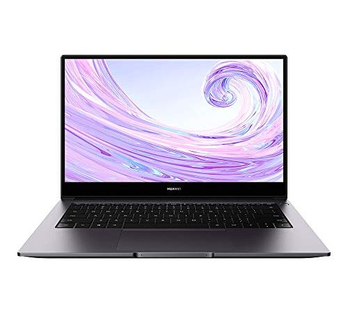 HUAWEI MateBook D 14 Laptop, 14 Pollici Full View 1080P FHD Ultrabook Notebook PC Portatile, Intel Core i5-10210U, RAM 8GB, SSD da 512GB, Windows 10 Home, Layout Italiano, Space Gray