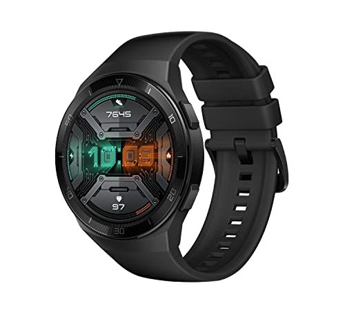 HUAWEI WATCH GT 2e Smartwatch, 1.39" AMOLED HD Touchscreen, Durata batteria 2 settimane, GPS e GLONASS, Auto rileva 6 sport, 85 modalità di allenamento personalizzate, Graphite Black