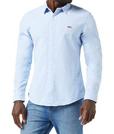 Levi's LS Battery HM Shirt Slim Camicia, Blu (Allure 0005), Large Uomo