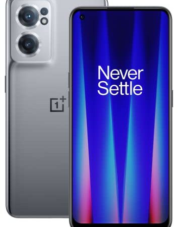 OnePlus Nord CE 2 5G 8GB RAM 128GB Smartphone con tripla fotocamera con IA da 64MP e Ricaria veloce a 65W - 2 anni di garanzia - Gray Mirror