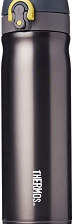 Thermos Contenitore per liquidi in acciaio INOX anti infiltrazioni da 500 ml, colore: Carbone