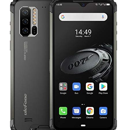 Ulefone Armor 7E(2020) Rugged Smartphone - Helio P90 Octa Core 4GB RAM+128GB ROM, Fotocamera da 48 MP, FHD + Schermo 6.3’’, Android 9.0 IP68 Telefono Cellulare Resistente, Ricarica Wireless 10W, NFC