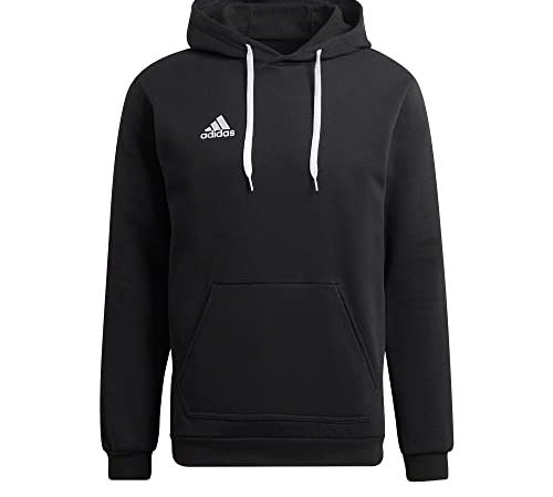 adidas ENTRADA 22 Sweat, Felpa con Cappuccio Uomo, Nero, XL