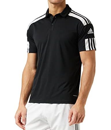 adidas SQ21 Polo, Uomo, Black/White, L