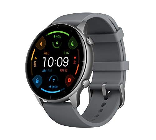 Amazfit GTR 2e Smartwatch Orologio Intelligente Alexa Integrato, AMOLED Da 1,39”, 90 Modalità di Allenamento, 5 ATM Impermeabile, Durata della batteria di 24 giorni, Monitor del Sonno, Uomo, Donna