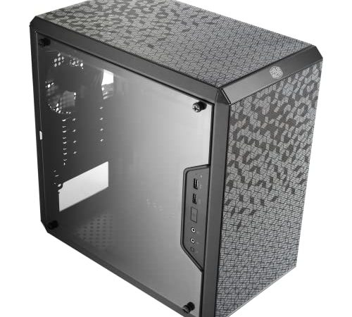 Cooler Master Masterbox Q300L, Mini Tower Case Matx Con Visione Completa Pannello Laterale, ‎Nero