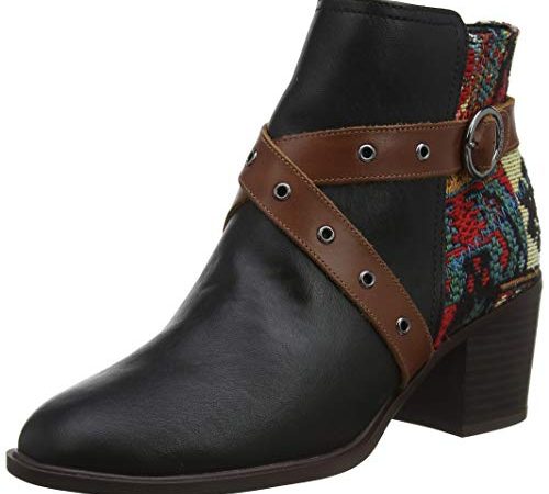 Desigual Shoes Alaska Tapestry, Stivaletti Donna, Nero (Black 2000), 40 EU