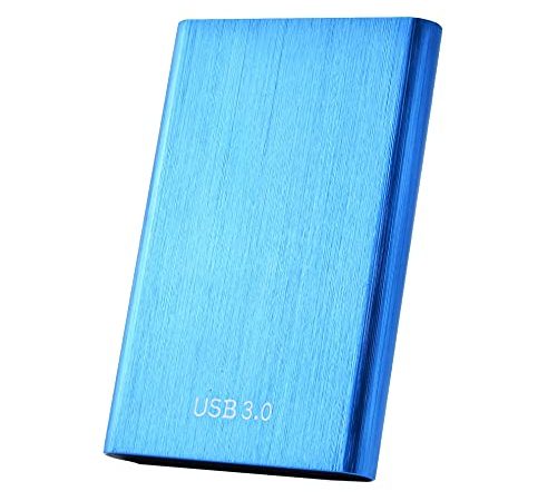 External Hard Drive，External Hard Drive 2TB,Portable Storage Drive Slim External Hard Drive Compatible with PC, Laptop and Mac(2TB Blue)