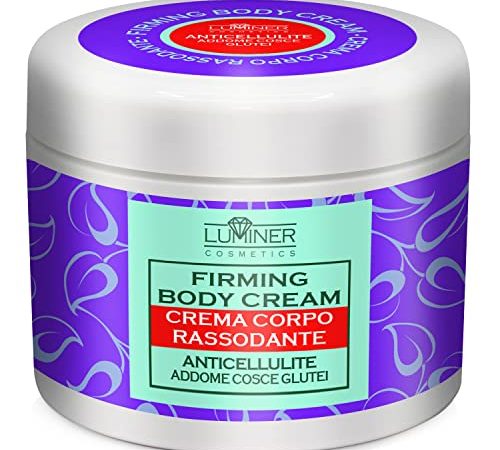 LUMINER Crema Anticellulite, Trattamento Intensivo Gambe Glutei e Pancia, Crema Corpo Rassodante Con Caffeina e Vitamina E per una Pelle Più Tonica e Compatta (500ML)