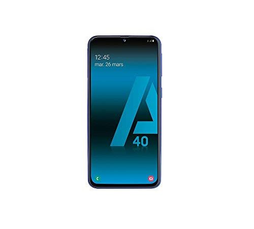 SAMSUNG Smartphone portatile sbloccato Galaxy A40, 4G, schermo da 5, 9", 64 GB, Dual Nano-SIM, Android), colore: blu