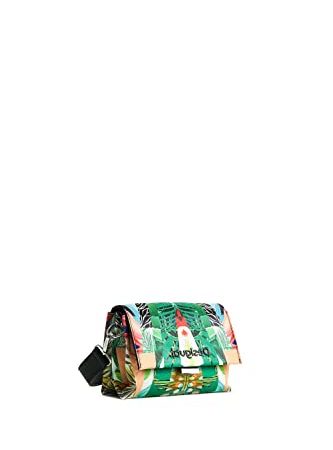 Desigual BOLS_Virtual Pink RODAS, Across Body Bag Donna, Verde, Taglia Unica