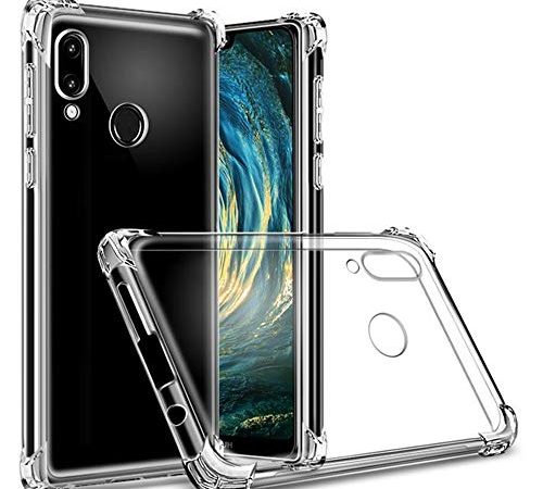 Hually Cover per Huawei P20 Lite, Crystal Clear [Ultra Leggere e Chiaro] Silicone Ultra Sottile Case per Huawei P20 Lite/Nova 3e Cover