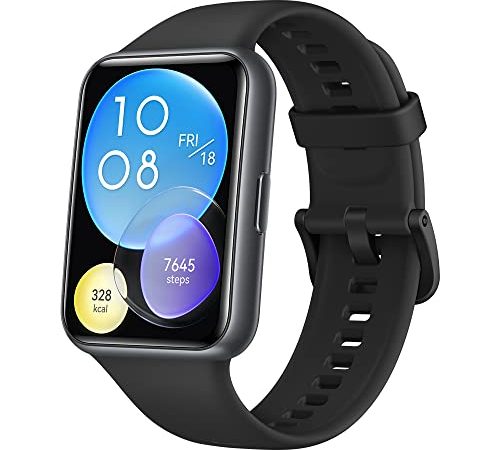 HUAWEI WATCH FIT 2 Smartwatch, display da 1,74", chiamate Bluetooth, gestione della salute, lunga durata della batteria, allenamenti rapidi improvvisi, rilevamento SpO2, garanzia 30 mesi, colore: nero