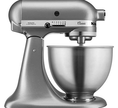 KitchenAid 5K45SSESL Robot da Cucina in Zinco Pressofuso, Argento