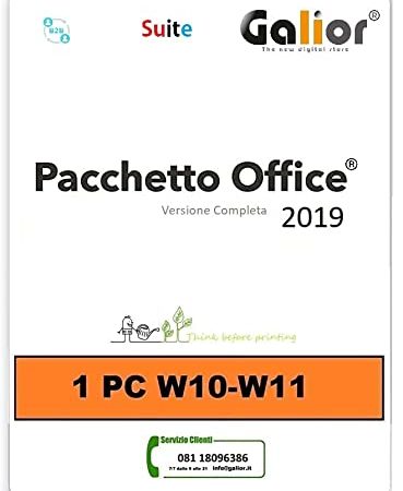 Office 2019 Professional consegna entro 24 ore Fattura Italiana e garanzia a vita