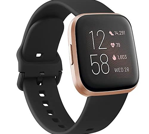 Oumida Cinturino per Fitbit Versa 2 /Fitbit Versa/Fitbit Versa Lite Cinturino, Morbido Silicone Cinturini per Fitbit Versa 2 (Nero)