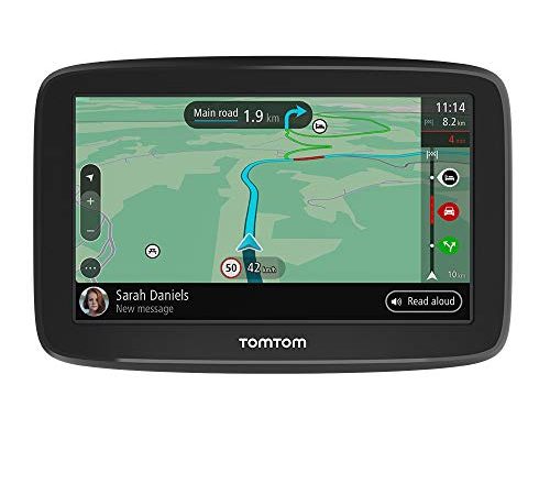 TomTom Navigatore Satellitare per Auto GO Classic, 6 Pollici, con Traffico, Tutor e Autovelox di Prova, Mappe Europa, Aggiornamenti Tramite WiFi, Supporto Reversibile Integrato