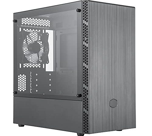 Cooler Master MasterBox MB400L TG - Alloggiamento per tower, colore: Nero