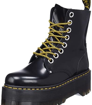 Dr. Martens, bovver Boots Donna, Black, 37 EU