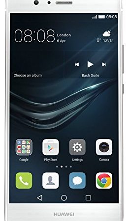 Huawei P9 Lite Smartphone, LTE, Display 5.2'' FHD, Processore Octa-Core Kirin 650, 16 GB Memoria Interna, 3GB RAM, Fotocamera 13 MP, Single-SIM, Android 6.0 Marshmallow, Bianco [Italia]