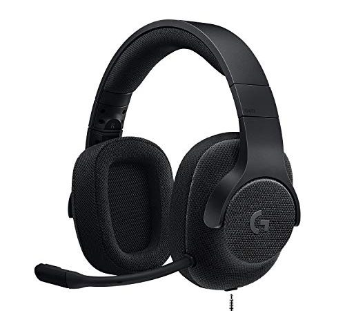 Logitech G433 Cuffie Gaming Cablate, Audio Surround 7.1, Cuffie DTS: X, Driver Audio ‎Pro-G da 40 mm, Leggere, Jack audio USB 3.5 mm, PC/Mac/Nintendo Switch/PS4/Xbox ‎One, Nero