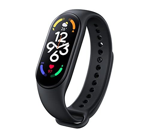 Xiaomi Mi Smart Band 7 Orologio Smart, Schermo AMOLED 1.62'', Monitoraggio Sonno, VO2max, Frequenza Cardiaca, SpO2, Resistenza all'Acqua 5 ATM, 110+ modalità sportive, Durata Batteria 14 giorni