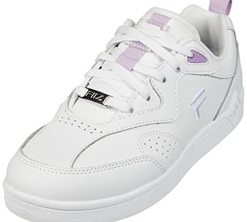 Fila MSL Tennis Wmn, Scarpe da Ginnastica Donna, White Purple Heather, 40 EU