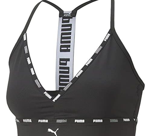 PUMA Reggiseno Basso Impatto con Spalline, Top Intimo Donna, Black, S