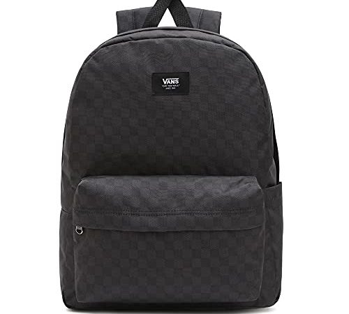 Vans Old Skool Check Backpack, Zaino Unisex Adulto, Colore: Nero Carbone., Taglia unica